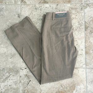 ANN TAYLOR Signature Gray Straight Trouser 2P NWT